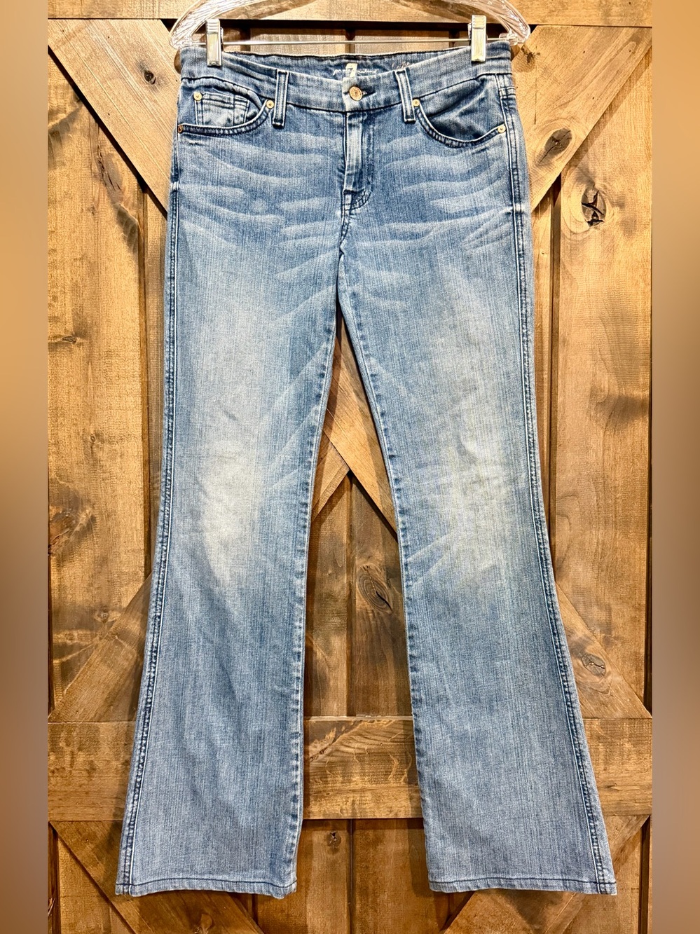 7 For All Mankind “A” Pocket Bootcut Jeans - Picture 13 of 14